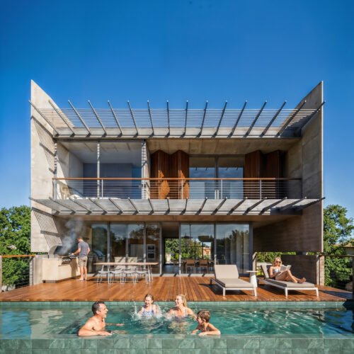 Render 3d Área de lazer